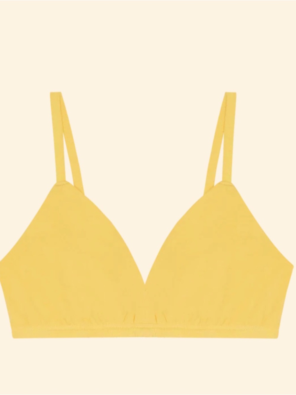 Huha Mineral Triangle Bra - All Star yellow, 2xl